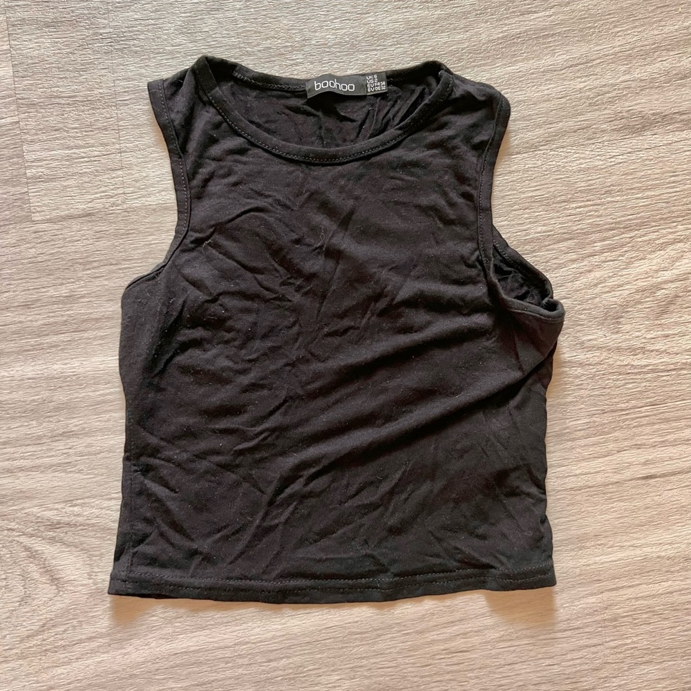 High Neck Crop Top